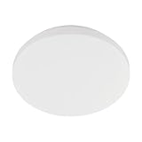 EGLO Deckenlampe Pogliola, Ø 26 cm, 1 flammige Wandlampe, LED Deckenleuchte aus Stahl und...