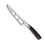 Messerei Profi Käsemesser - der ideale Käseschneider aus 7CR17 rostfreier Edelstahl Klinge, sowie...