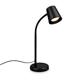 BRILONER – Nachttischlampe, Schreibtischlampe Schwenkbar, Tischlampe GU10 für Home Office mit...