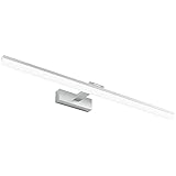 Klighten LED Spiegelleuchte Badezimmer 24W 1170LM Kaltes Weiß 6000K, 180° Rotation, IP44...