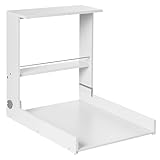 Geuther Wand Wickelregal Wicki I Wickeltisch klappbar inkl. Wickelauflage I Platzsparende...