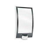 Steinel Außenleuchte L22S anthrazit, Wandleuchte, 180° Bewegungsmelder, 10 m Reichweite,...