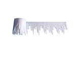 pemmiproducts Eiszapfen aus Schneevlies 500 x 9,5 cm, ca. 3mm dick, 2er Pack, Gesamtlänge: 10 m...