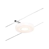 Paulmann 94427 CorDuo LED Seilsytem Spot DiscLED DC incl. 1x4,5 Watt erweiterbar Chrom matt, Chrom...