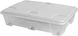 VDP Aufbewahrungsbox M86TT Unterbettbox mit Rollen 60Ltr 795x590x180 Rollbox Kunststoffbox...