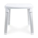 Weinberger Dusch- und Bad-Hocker/ideal für Senioren/Für's Badezimmer/Farbe: Weiß/Modell: 43908,...