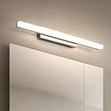 Yafido LED Spiegelleuchte Badleuchte Badlampe Spiegellampe 40CM Neutralweiß Wandleuchte Badezimmer...