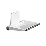 Duschklappsitz Klappsitz Duschsitz für Wandmontage, Duschstuhl Duschhocker, ABS, Belastbar bis 200...