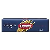 Barilla Pasta Klassische Spaghetti n.5 aus hochwertigem Hartweizen immer al dente, (1 x 500 g),...