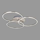 BRILONER Leuchten - LED Deckenleuchte, Deckenlampe dimmbar, inkl. Memoryfunktion, 40 Watt, 4.400...