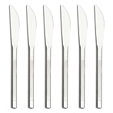 VANRA Kleines Dessertmesser-Set aus Edelstahl, für Kinder, Essmesser, Vorspeisen, Obst, Snacks,...