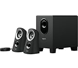Logitech Z313 2.1 Lautsprecher-System mit Subwoofer, 50 Watt Spitzenleistung,...