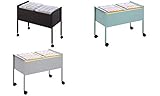 DURABLE Hängemappen-Wagen ´Economy 100 DUO´, silber metallic, Sie erhalten 1 Packung,...