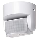 EMOS - Infrarot-Bewegungsmelder wasserdicht - Reichweite 12 m - Empfindlichkeit 3-2000 Lux -...