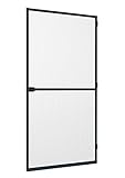 Rhino Screen Fliegengittertür, 100 x 210 cm, Anthrazit, Aluminium, individuell kürzbar, bohrfreie...