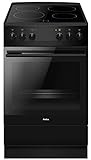 Amica SHC 11509 SM Standherd/Glaskeramikkochfeld und Elektro-Backofen / 50cm /...