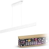 Philips Hue White & Color Ambiance Ensis Pendelleuchte (5.500 lm), dimmbare Esstischleuchte für das...