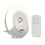 Nachtlicht Stilllicht Nachtlampe Dimmbar, Schlummerlicht Schlaflicht mit Fernbedienung&11...