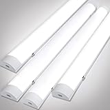 Gimisgu 4 Pack LED Feuchtraumleuchte 36W 120CM Deckenleuchte LED Röhre 3060LM Werkstattlampe IP65...