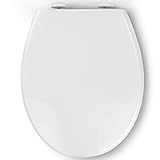 Pipishell Toilettendeckel, WC Sitz mit Absenkautomatik, Quick-Release Funktion für einfach...