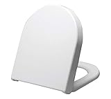 Grünblatt WC Sitz 515153 für Duravit Starck 3, Duroplast, Metal Scharnieren mit hydrulischer...