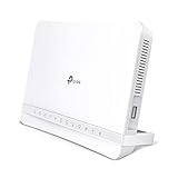 TP-Link VX231v Wi-Fi 6 DSL Router, VDSL2 35b 300 Mbit/s, 4× Gigabit-Ports,...