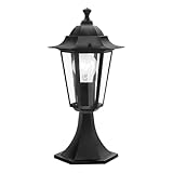 EGLO Sockelleuchte außen Laterna 4, Außenleuchte Laterne, Vintage Gartenlampe, Außenlampe aus...