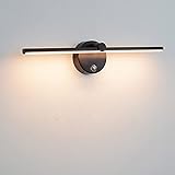 LANMOU LED Dimmbar Badezimmer Spiegelleuchte mit Schalter, Moderne 300 ° Schwenkbar Bad...