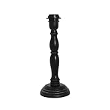 Grafelstein Lampenfuß BLACK schwarz antik verziert Farmhouse Landhausstil E27