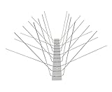Mosali Taubenabwehr Edelstahl – 6-reihige Taubenspikes zur Vogelabwehr Balkon Dach Fensterbank –...