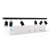 Lightbox Deckenlampe LED 6 flammig | Decken-Strahler mit schwenkbaren Spots | Lampe für Wohnzimmer,...