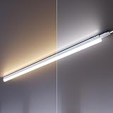 ledscom.de LED Unterbauleuchte RIGEL, Farbtemperatur einstellbar, Stecker, 87cm, 10,1 W, 1122lm,...