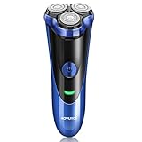 Rasierer Herren Elektrisch, Rechargeable Rasierer Herren Elektrischer, Wasserdichter Nasser und...