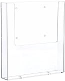 Helit H2350202 - Wandprospekthalter „the help wall“ 1/3 DIN A4, glasklar
