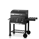 ACTIVA Holzkohlegrill Angular Guss inkl. Gusseisenrost I Holzkohlegrill mit...