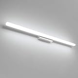 Klighten LED Spiegelleuchte Bad 90cm 20W, IP44 Badleuchte Badlampe Wand, Spiegellampe Badezimmer...
