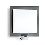 Steinel Außenleuchte L 20 S anthrazit, Wandlampe mit 180° Bewegungsmelder, Max.10 m Reichweite,...