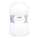 Gründl Wolle Big Mamma uni - XXL Wolle zum Stricken - Strickgarn - Weich und...