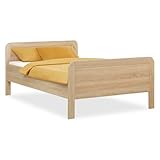 Homestyle4u Komfortbett Bett Senioren Seniorenbett 120x200 Komforthöhe Natur...