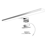Aogled Led Spiegelleuchte Badezimmer 40 cm 10W 820LM 230V Neutralweiß 4000K,Edelstahl Slim Bad...