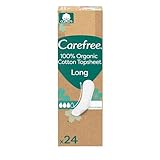 Carefree Slipeinlagen 100% Organic Cotton Topsheet Long (24 Stück), aus 100%...