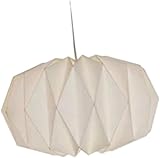 Grillix Origami Design Papier Lampenschirm, Hängeleuchte Papier, Lampen Schirm Rund, Lampenschirm...