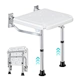 Duschklappsitz für Wandmontage, Duschklappsitz Klappsitz Dusche Wandmontage bis 160 KG,...