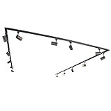 QAZQA - Modern Modernes 1-Phasen-Schienensystem Komplettset I Spotlight I Deckenspot I...