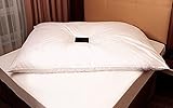 Mayaadi Premium Ballonbett extra warm 135x200 cm - 2400g Bettdecke, 50% Daunen...