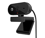 HP 320 All-in-One-Webcam (USB-A, 1080p/Full HD Auflösung, 360° schwenkbar,...