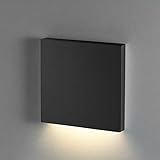 lambado® Premium LED Wandeinbauleuchte für Schalterdose - Treppenbeleuchtung 230V DOWN in schwarz...