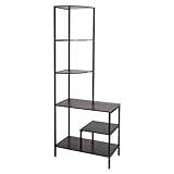 bestyks Offenes Regal, bücherregal mit 6 Ebenen,Raumtrenner Standregal,Regal Industrial Style,66.7'...