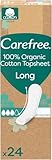 Carefree Organic Long ohne Duft 24 Stk., Slipeinlage aus 100 Prozent...