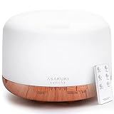 ASAKUKI Aroma Diffuser 500ML, Ultraschall Aromatherapie Diffuser für Ätherische Öle,...